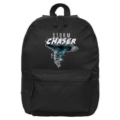 Storm Chasing For Tornado Chaser Weather Forecasting 16 in Basic Backpack