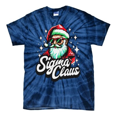 Sigma Claus Funny Christmas Tie-Dye T-Shirt