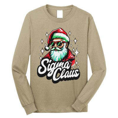 Sigma Claus Funny Christmas Long Sleeve Shirt