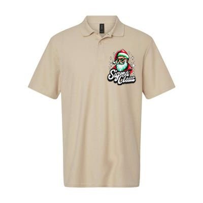 Sigma Claus Funny Christmas Softstyle Adult Sport Polo