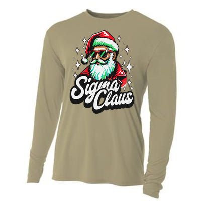 Sigma Claus Funny Christmas Cooling Performance Long Sleeve Crew