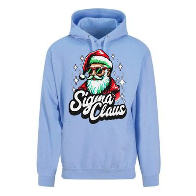 Sigma Claus Funny Christmas Unisex Surf Hoodie