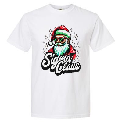 Sigma Claus Funny Christmas Garment-Dyed Heavyweight T-Shirt