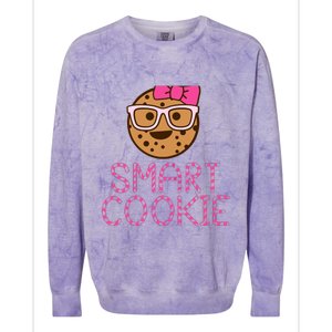 Smart Cookie Funny School Colorblast Crewneck Sweatshirt