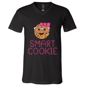 Smart Cookie Funny School V-Neck T-Shirt