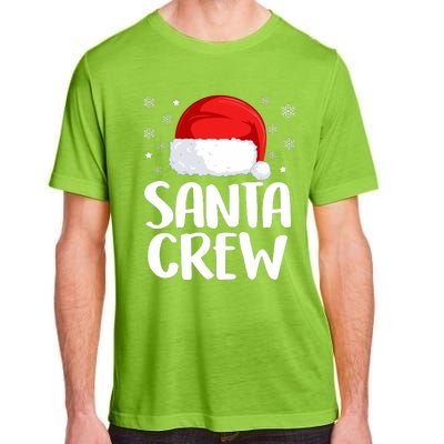 Santa Crew Funny Christmas Family Matching Cute Pajamas Adult ChromaSoft Performance T-Shirt