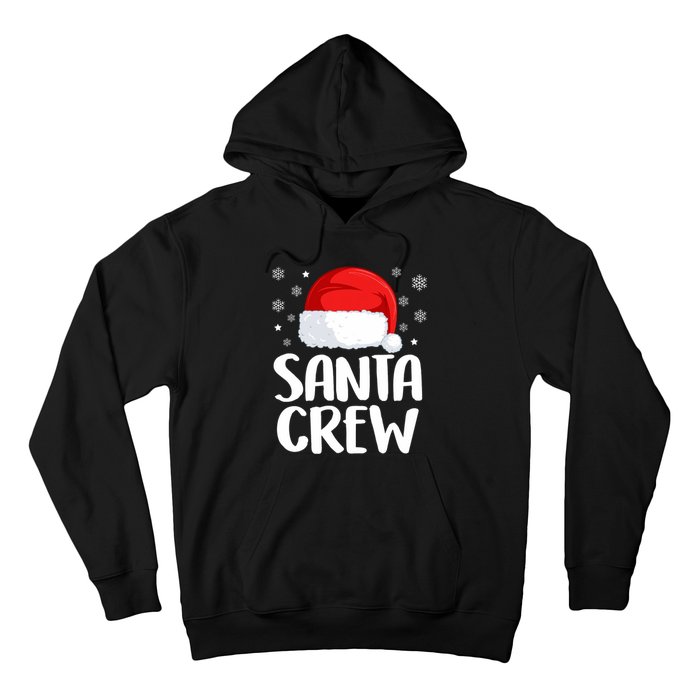 Santa Crew Funny Christmas Family Matching Cute Pajamas Hoodie