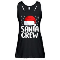 Santa Crew Funny Christmas Family Matching Cute Pajamas Ladies Essential Flowy Tank