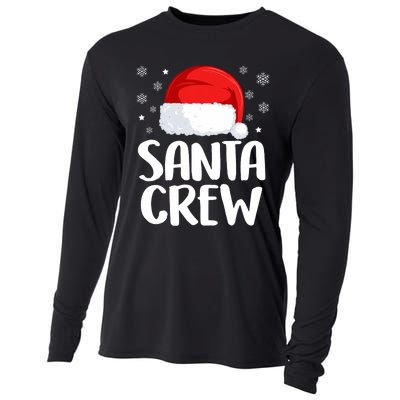 Santa Crew Funny Christmas Family Matching Cute Pajamas Cooling Performance Long Sleeve Crew