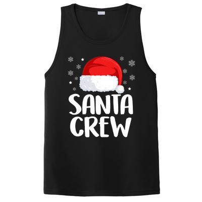 Santa Crew Funny Christmas Family Matching Cute Pajamas PosiCharge Competitor Tank