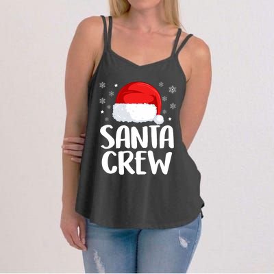 Santa Crew Funny Christmas Family Matching Cute Pajamas Women's Strappy Tank