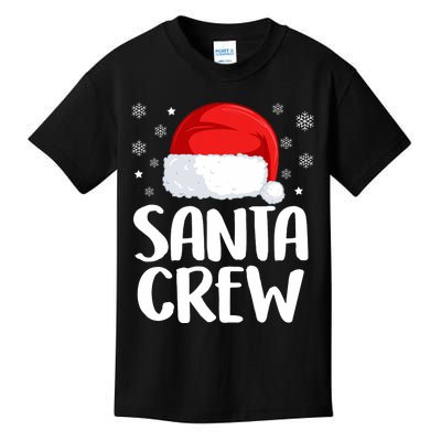 Santa Crew Funny Christmas Family Matching Cute Pajamas Kids T-Shirt