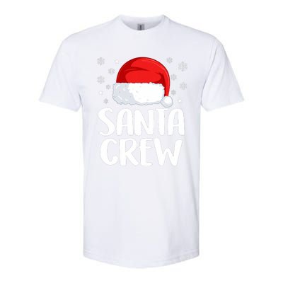 Santa Crew Funny Christmas Family Matching Cute Pajamas Softstyle CVC T-Shirt