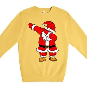 Santa Claus For Xmas Gift Christmas Gift Dab Dabbing Santa Gift Premium Crewneck Sweatshirt