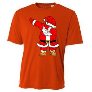 Santa Claus For Xmas Gift Christmas Gift Dab Dabbing Santa Gift Cooling Performance Crew T-Shirt