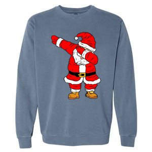 Santa Claus For Xmas Gift Christmas Gift Dab Dabbing Santa Gift Garment-Dyed Sweatshirt