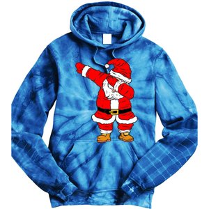 Santa Claus For Xmas Gift Christmas Gift Dab Dabbing Santa Gift Tie Dye Hoodie