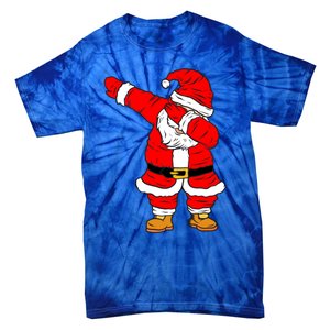 Santa Claus For Xmas Gift Christmas Gift Dab Dabbing Santa Gift Tie-Dye T-Shirt