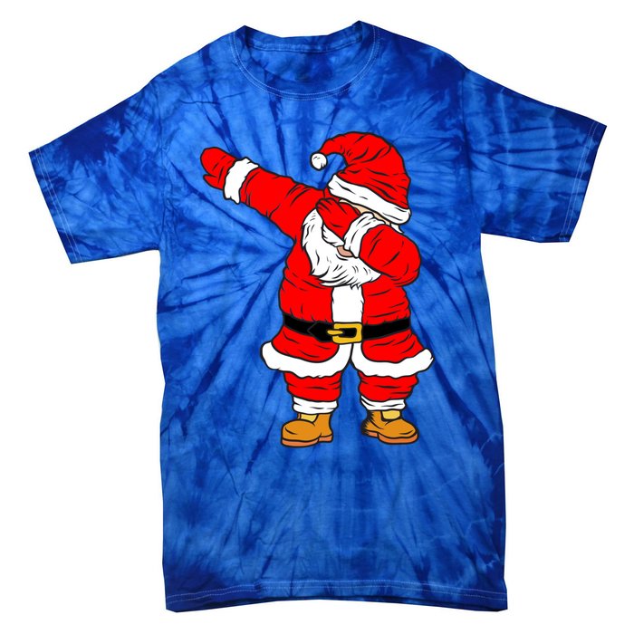 Santa Claus For Xmas Gift Christmas Gift Dab Dabbing Santa Gift Tie-Dye T-Shirt