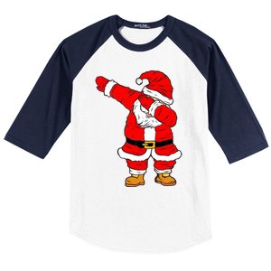 Santa Claus For Xmas Gift Christmas Gift Dab Dabbing Santa Gift Baseball Sleeve Shirt