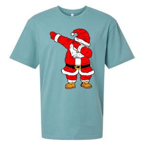 Santa Claus For Xmas Gift Christmas Gift Dab Dabbing Santa Gift Sueded Cloud Jersey T-Shirt