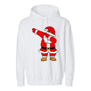 Santa Claus For Xmas Gift Christmas Gift Dab Dabbing Santa Gift Garment-Dyed Fleece Hoodie