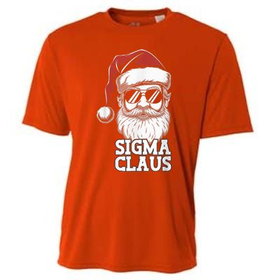 Sigma Claus Funny Christmas Santa Claus Sarcastic Joke Cooling Performance Crew T-Shirt