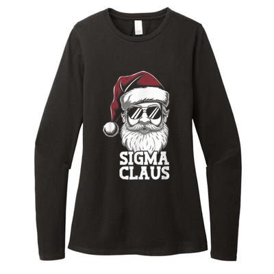 Sigma Claus Funny Christmas Santa Claus Sarcastic Joke Womens CVC Long Sleeve Shirt