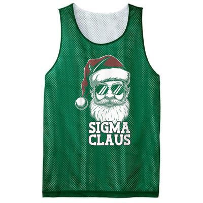 Sigma Claus Funny Christmas Santa Claus Sarcastic Joke Mesh Reversible Basketball Jersey Tank