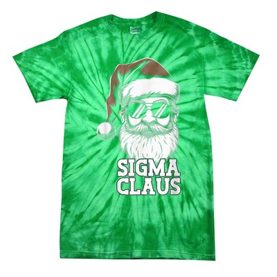 Sigma Claus Funny Christmas Santa Claus Sarcastic Joke Tie-Dye T-Shirt