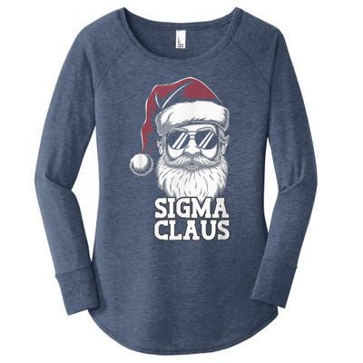 Sigma Claus Funny Christmas Santa Claus Sarcastic Joke Women's Perfect Tri Tunic Long Sleeve Shirt