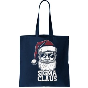 Sigma Claus Funny Christmas Santa Claus Sarcastic Joke Tote Bag