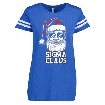 Sigma Claus Funny Christmas Santa Claus Sarcastic Joke Enza Ladies Jersey Football T-Shirt