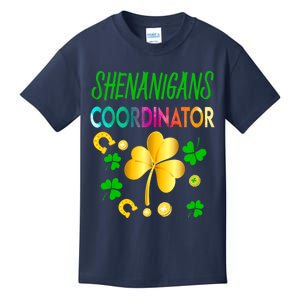 Shenanigans Coordinator Funny Teacher St Patrick's Day Kids T-Shirt