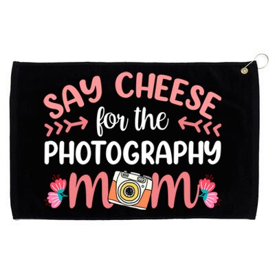 Say Cheese For The Photograhpy Mom Photography Photographer Funny Gift Grommeted Golf Towel