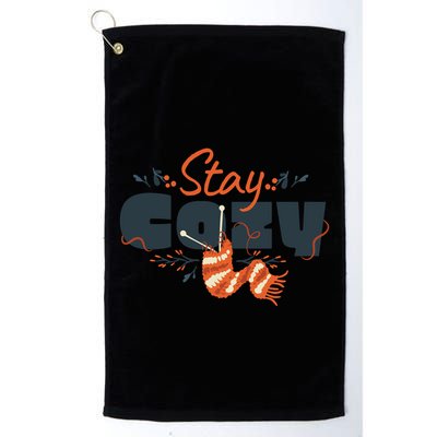 Stay Cozy Fall Golf Towel