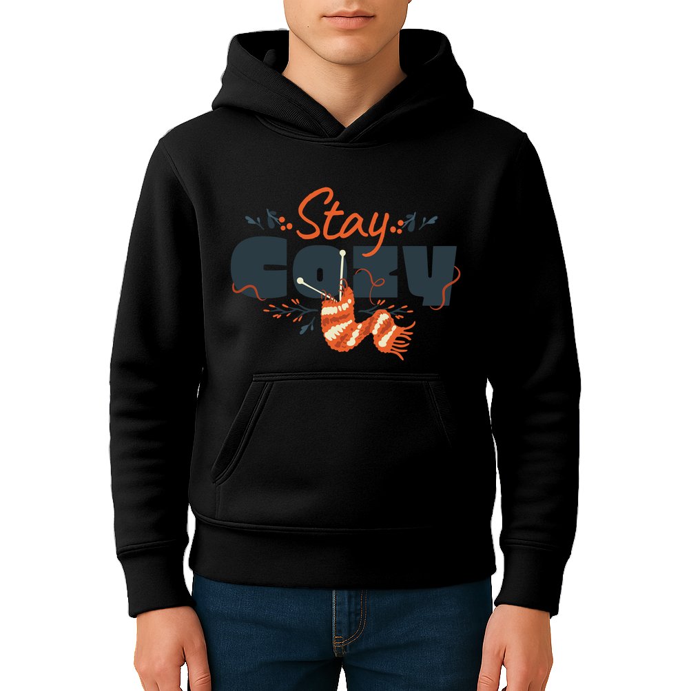 Stay Cozy Fall Kids Hoodie