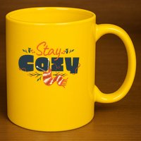 Stay Cozy Fall 11oz C Handle Ceramic Mug