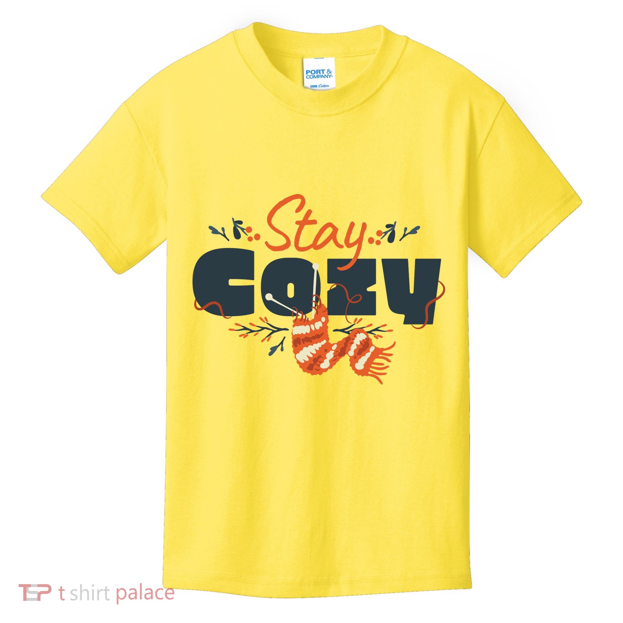 Stay Cozy Fall Kids T-Shirt