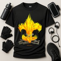 Scout Camp Fire Original Fleurdelis Cooling Performance Crew T-Shirt