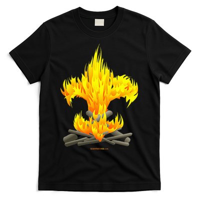 Scout Camp Fire Original Fleurdelis T-Shirt