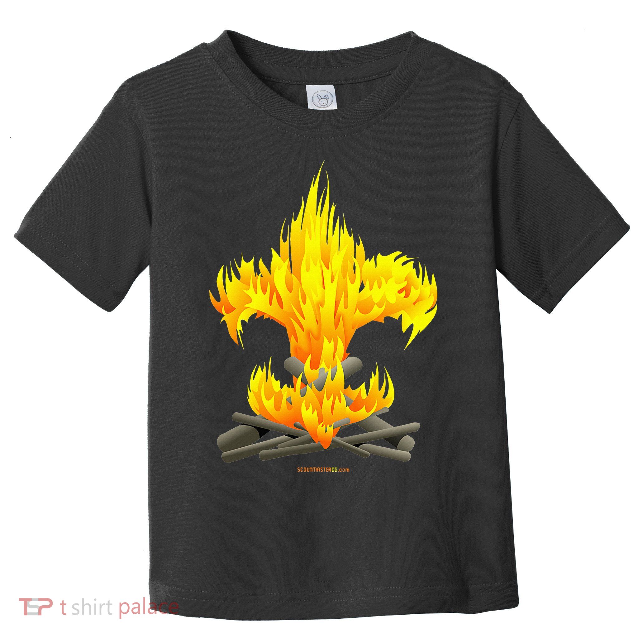 Scout Camp Fire Original Fleurdelis Toddler T-Shirt