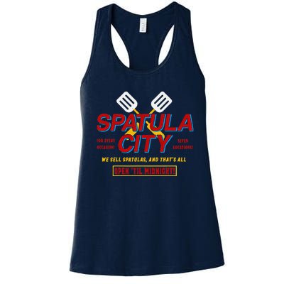 Spatula City Funny Women's Racerback Tank