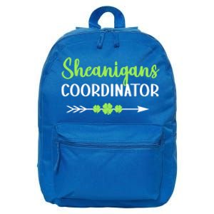 Shenanigans Coordinator Funny Teacher St Patrick's Day Cute Gift 16 in Basic Backpack