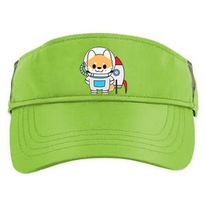 Shiba Cute Fox Rocket Ship Cartoon Adult Drive Performance Visor