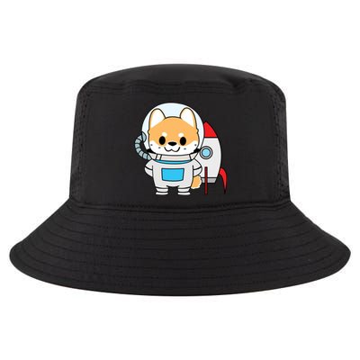 Shiba Cute Fox Rocket Ship Cartoon Cool Comfort Performance Bucket Hat