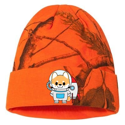 Shiba Cute Fox Rocket Ship Cartoon Kati Licensed 12" Camo Beanie