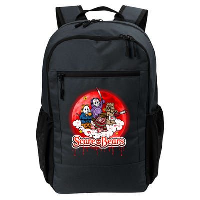 Scary Care Funny Halloween Scare Bears Horror Faces Daily Commute Backpack