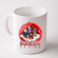 Scary Care Funny Halloween Scare Bears Horror Faces Coffee Mug