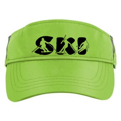 Skiing Clothing For Skiers And Ski Lovers Gift Adult Drive Performance Visor